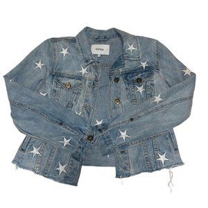 Pistola embroidered star denim jacket